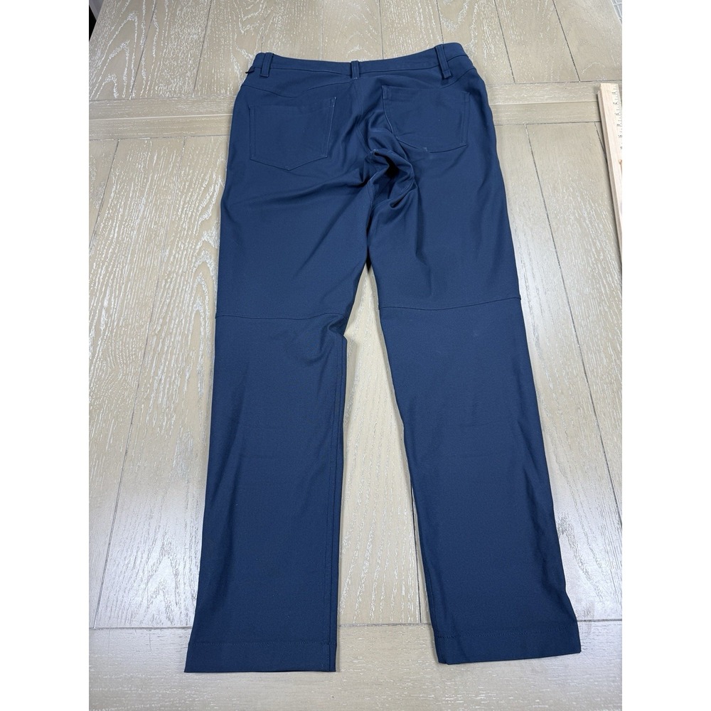 Lululemon Pants Mens 28 Navy ABC Slim Warpstream Stretch Travel Casual - Picture 6 of 16
